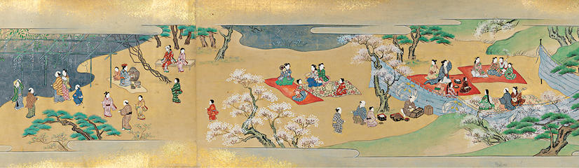 おがたけいこ　　フランチェスカの白い庭 Burke Collection | Japanese paintings