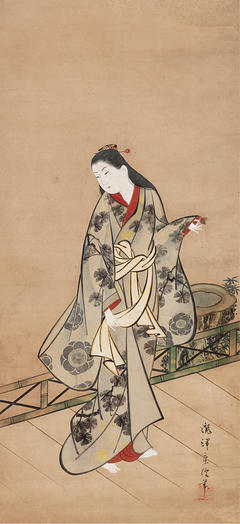 おがたけいこ フランチェスカの白い庭 Burke Collection | Japanese paintings