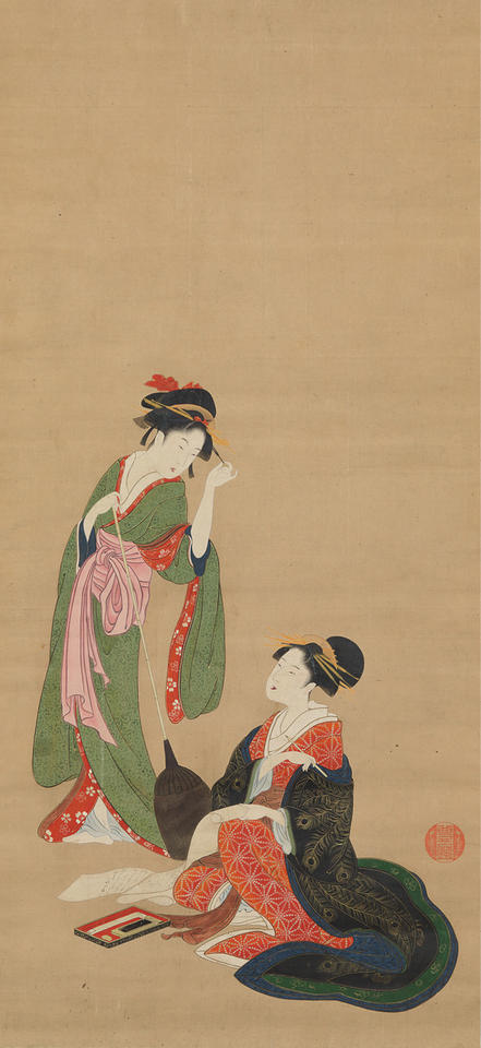 Kanzan (寒山) and Jittoku (拾得)