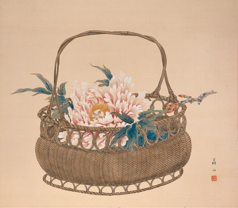 Peony in Basket