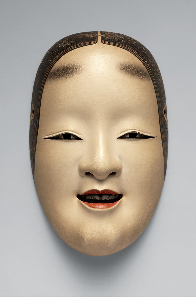 Noh mask of a woman