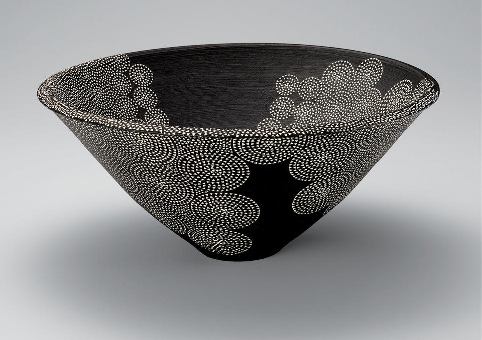 Bowl with abstract design