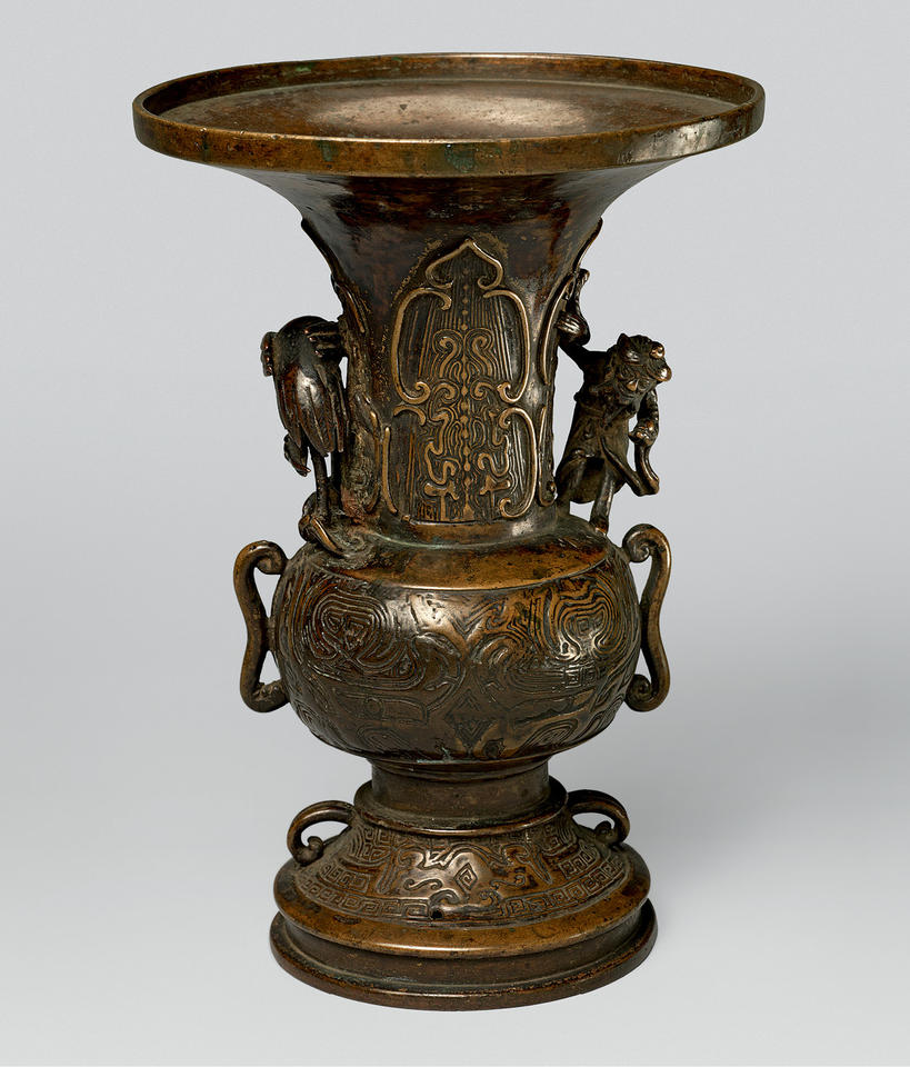 Vase with Rinnasei (Ch. Lin Hejing, 林和靖) and crane