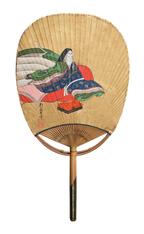 (obverse) Princess Akikonomu (秋好中宮), from “Otome” (少女) chapter of Genji monogatari (源氏物語); (reverse) Bush clover