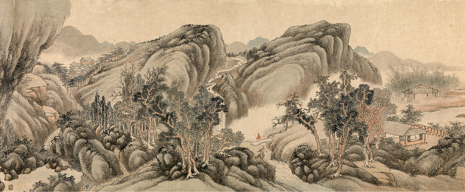 Autumn Colors on Streams and Mountains (溪山秋色圖卷)